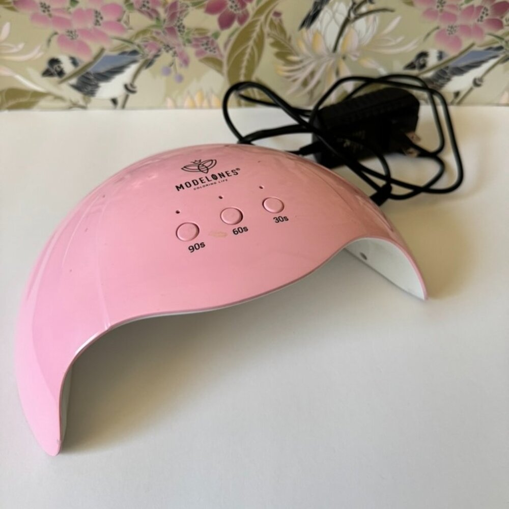 Modelones UV Light for Gel Nails – Pink | 48W Nail Manicure Lamp